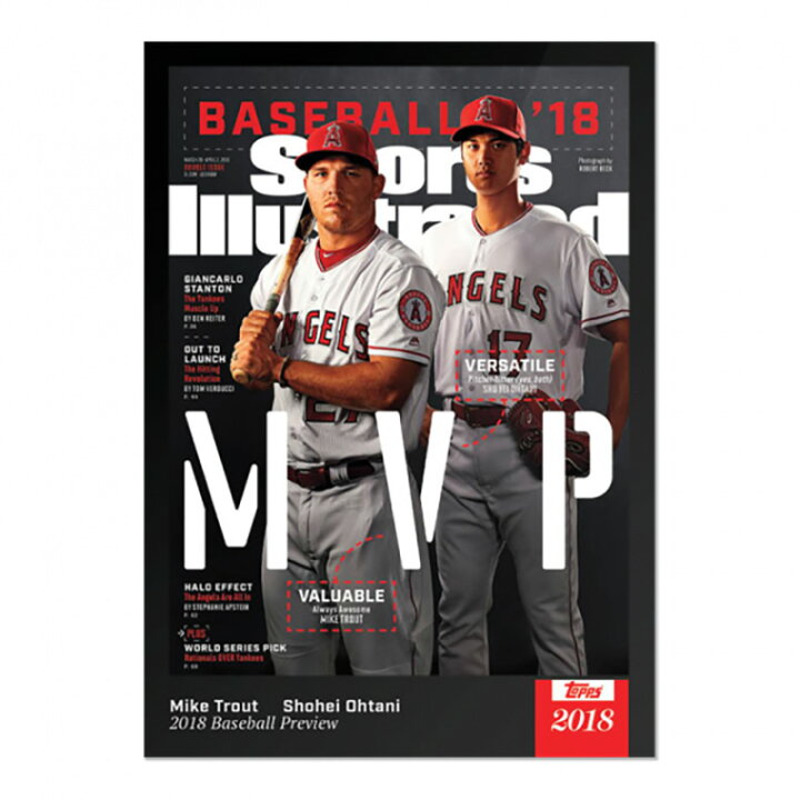 楽天市場 マイク トラウト 大谷翔平 36 Topps スポーツイラストレイテッド カード 21 Topps X Sports Illustrated Mike Trout Shohei Ohtani Card 36 7 31入荷 カードファナティック