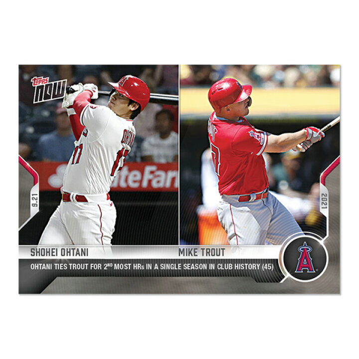 楽天市場】大谷翔平&マイク・トラウト #841 大谷選手が45号ホームラン 