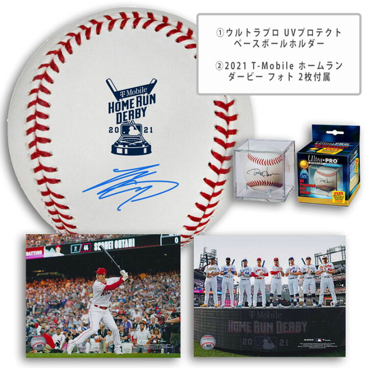 楽天市場】大谷翔平 直筆サインボール 2021年ホームランダービー公式球 