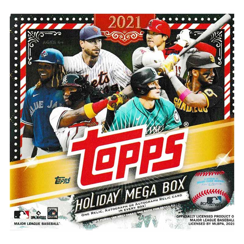 MLB 2021 Topps Holiday Baseball Mega 3入荷 幸せなふたりに贈る結婚祝い ベビーグッズも大集合 Box 12