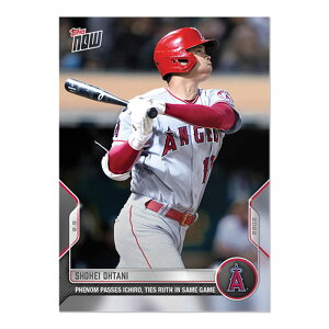 Jĕ #678 u22{ۑŁvLOJ[h Phenom Passes Ichiro,Ties Ruth in Same Game.- Shohei Ohtani 2022 MLB Topps Now Card