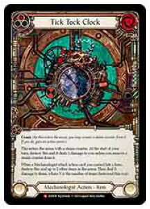 �yFLESH AND BLOOD�z(Rainbow Foil) Tick Tock Clock [M](EVO074)��