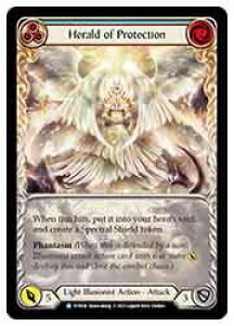 �yFLESH AND BLOOD�zHerald of Protection [��][R](DTD016)[Extended Art]��