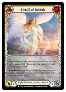 �yFLESH AND BLOOD�zHerald of Rebirth [��][R](DTD021)[Extended Art]��