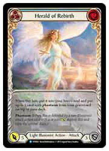 �yFLESH AND BLOOD�zHerald of Rebirth [��][R](DTD022)[Extended Art]��