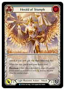 �yFLESH AND BLOOD�zHerald of Triumph [��][R](DTD028)[Extended Art]��