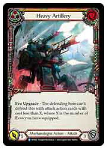 �yFLESH AND BLOOD�z(Rainbow Foil) Heavy Artillery [��][R](EVO062)��