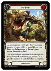�yFLESH AND BLOOD�z(Rainbow Foil) No Fear [M](HVY016)��