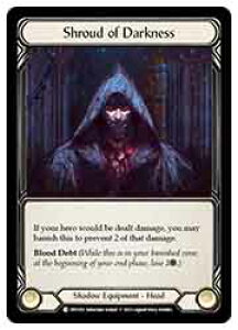 �yFLESH AND BLOOD�z(Cold Foil) Shroud of Darkness [C](DTD165)��