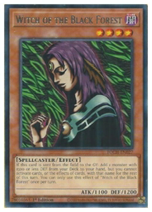 楽天市場 遊戯王 英語版 Witch Of The Black Forest R 1st 黒き森のウィッチ レア カードマックス秋葉原 楽天市場店