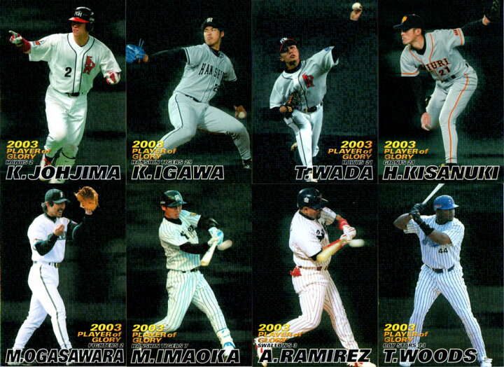 楽天市場】カルビー2004 プロ野球チップス プレイヤー オブ グローリー 