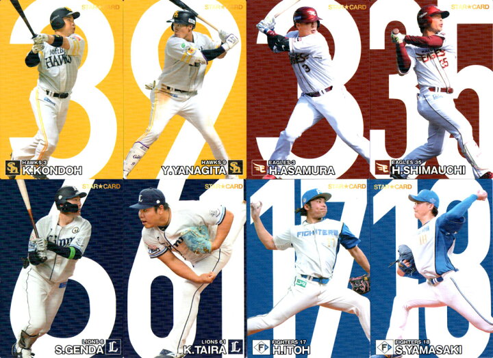 楽天市場】カルビー2024 プロ野球チップス 第二弾 スターカード (No.S 