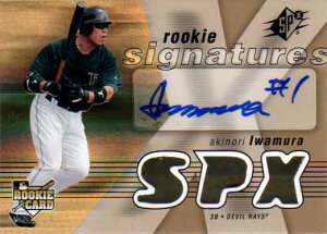 �⑺���� 2007 Upeer Deck SPx Autograph Rookie Card Akinori Iwamura