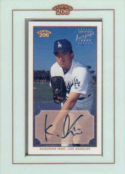 楽天市場】石井一久 2002 Topps 206 Autographed Card Kaz Ishi : かー 