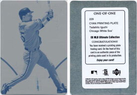 【1 of 1】井口資仁 2006 Upper Deck MLB Ultimate Collection Cyan Printing Plate Card