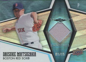 ������y�t�@�[�X�g�i���o�[�z 2008 Upper Deck Spectrum Jersey Card 1/15 Daisuke Matsuzaka