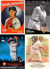 松坂大輔 メジャーリーグ 4枚カードセット Daisuke Matsuzaka MLB 4-Cards Set (011)