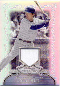 G 2006 Topps Bowman Sterling Refractor Game Jersey Card /199 Hideki Matsui