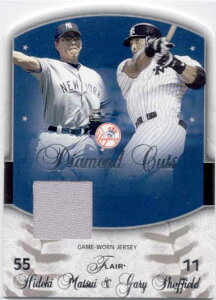 G 2005 Fleer Flair Diamond Cuts Jersey Card /75 Hideki Matsui