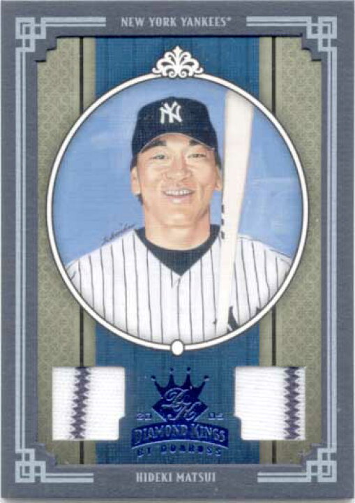 楽天市場】松井秀喜 2005 Donruss Diamond King Double Jersey Card 