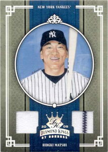 G 2005 Donruss Diamond King Double Jersey Card /100 Hideki Matsui