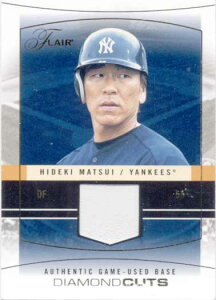 G 2004 Fleer Flair Diamond Cuts Base Card /55 Hideki Matsui
