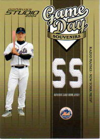 松井稼頭央 2004 Donruss Studio Game Days Jersey Card /200 Kazuo Matsui