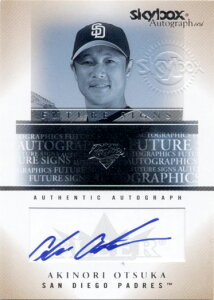 ˏ 2005 Fleer Skybox Autographics Future Signs Card /85 Akinori Otsuka