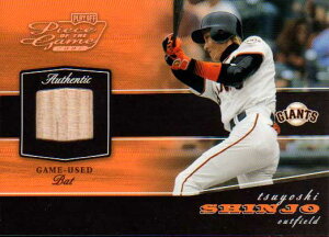 �V�����u 2002 Playoff Piece of the Game Bat Card /250 Tsuyoshi Shinjo