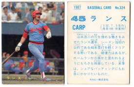 カルビー1987 プロ野球チップス No.324 ランス(A)