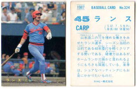 カルビー1987 プロ野球チップス No.324 ランス(B)
