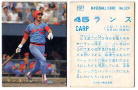 カルビー1987 プロ野球チップス No.324 ランス(C)