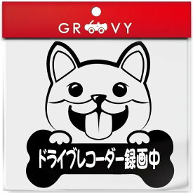 柴犬 犬 ステッカー ドライブレコーダー 録画中 安全運転 あおり運転 危険運転 防止 対策 防犯 車 自動車 エンブレム シール デカール アクセサリー ブランド アウトドア グッズ 雑貨 おもしろ かっこいい おしゃれ