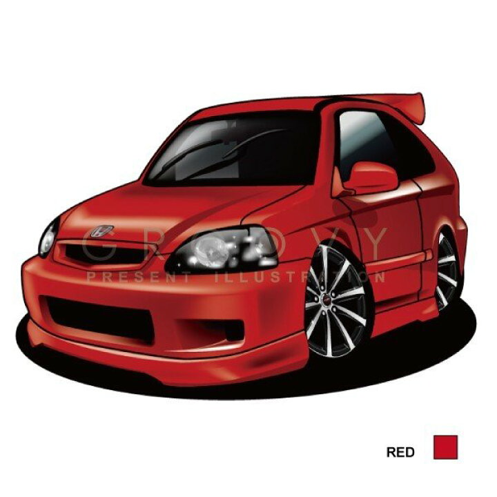 楽天市場】車好き プレゼント ホンダ シビック EK9 車 ポスター 