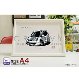 楽天市場 車イラスト ポスター ホンダ Honda フィット フィット初代 Care Design 楽天市場店