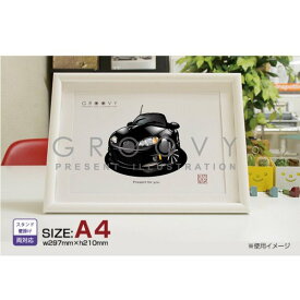 【マグカップ もOK】 車 イラスト マツダ ロードスター NC系 後期 車好き プレゼント 選べる フレーム グルービー MAZDA roadster 納車 祝い オリジナル オーダー 記念品 パーツ カスタム ギフト グッズ おしゃれ かっこいい アート アクセサリー