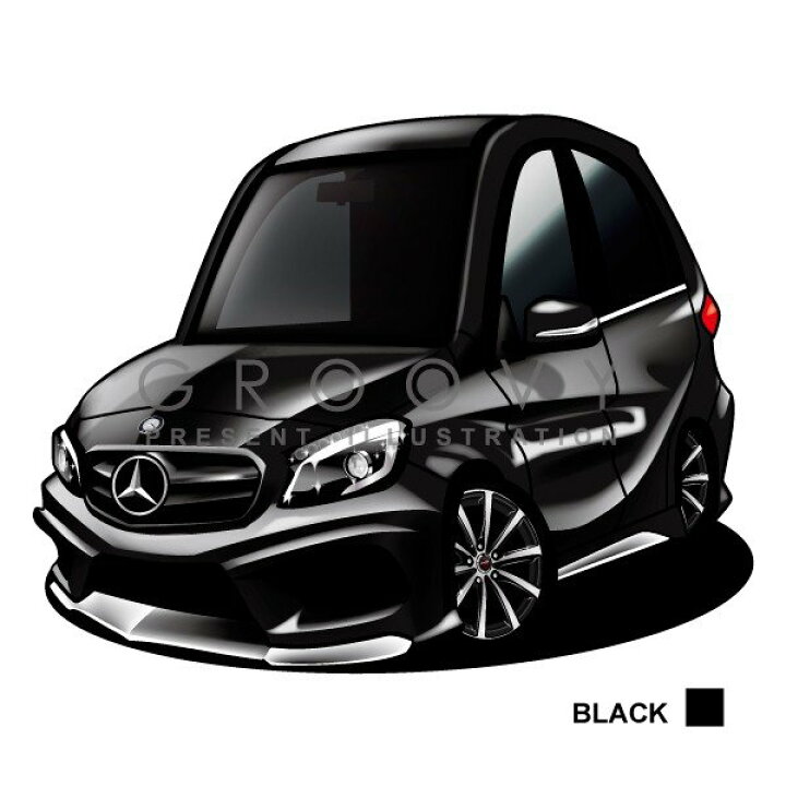 楽天市場 車好き プレゼント メルセデス ベンツ A Class W176 車 イラスト 版 グルービー Mercedes Benz Aクラス 納車 祝い パーツ カスタム ギフト グッズ おしゃれ かっこいい アート アクセサリー Care Design 楽天市場店