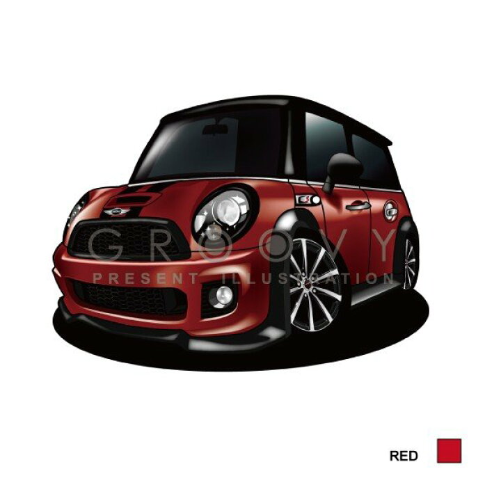 楽天市場 車好き プレゼント ミニ クラブマン 車 イラスト 2l版 グルービー Mini Clubman 納車 祝い パーツ カスタム ギフト グッズ おしゃれ かっこいい アート アクセサリー Care Design 楽天市場店