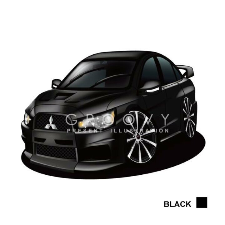 楽天市場】【マグカップ もOK】 車 イラスト 三菱 ランサー 