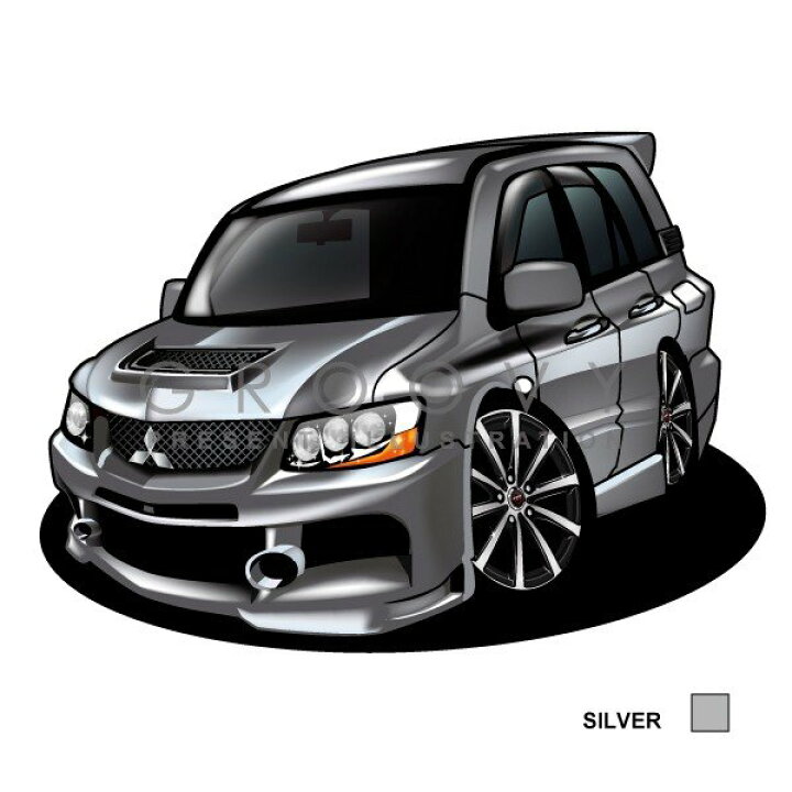 楽天市場 車好き プレゼント 三菱 ランサー エボリューション ワゴン 車 イラスト 版フレーム グルービー Mitsubishi ランエボ 納車 祝い パーツ カスタム ギフト グッズ おしゃれ かっこいい アート アクセサリー Care Design 楽天市場店