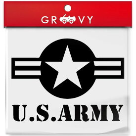 アメリカ軍 米軍 US アーミー 車 ステッカー ARMY 星マーク ミリタリー エンブレム ワッペン マーク シール デカール アクセサリー ブランド アウトドア グッズ 雑貨 おもしろ かっこいい