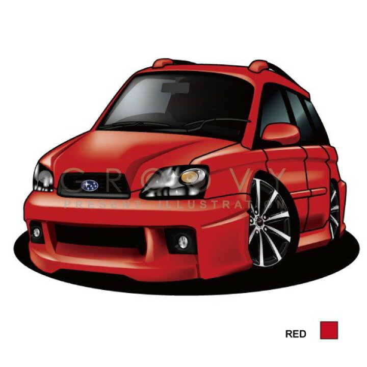 楽天市場 車好き プレゼント スバル レガシィ Bh5 車 イラスト 2l版 グルービー Subaru Legacy レガシー Bh5 納車 祝い パーツ カスタム ギフト グッズ おしゃれ かっこいい アート アクセサリー Care Design 楽天市場店