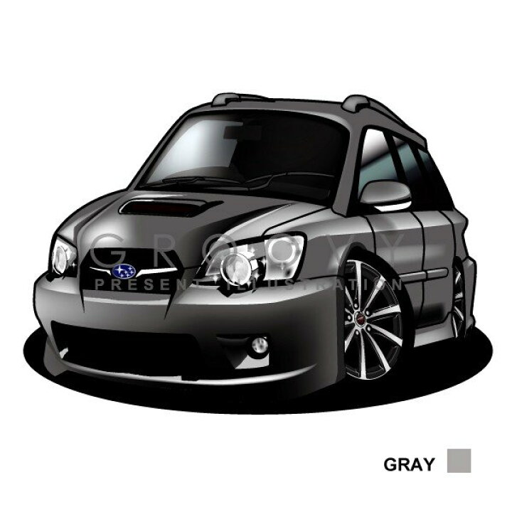 楽天市場 車好き プレゼント スバル レガシィ Bp5 車 イラスト 2l版 グルービー Subaru Legacy レガシー 納車 祝い パーツ カスタム ギフト グッズ おしゃれ かっこいい アート アクセサリー Care Design 楽天市場店