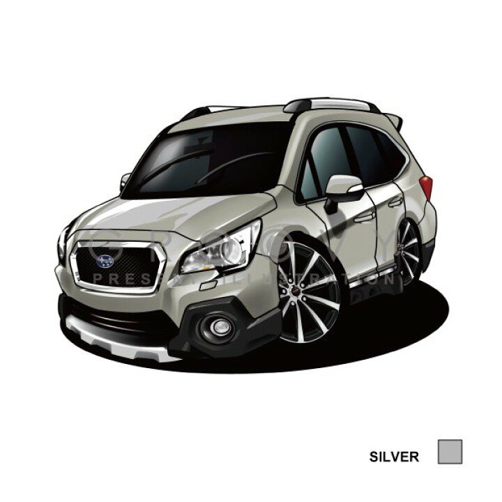 楽天市場 車好き プレゼント スバル レガシィ アウトバックbs系ver2 車 イラスト 2l版 グルービー Subaru Legacy レガシー Outback 納車 祝い パーツ カスタム ギフト グッズ おしゃれ かっこいい アート アクセサリー Care Design 楽天市場店