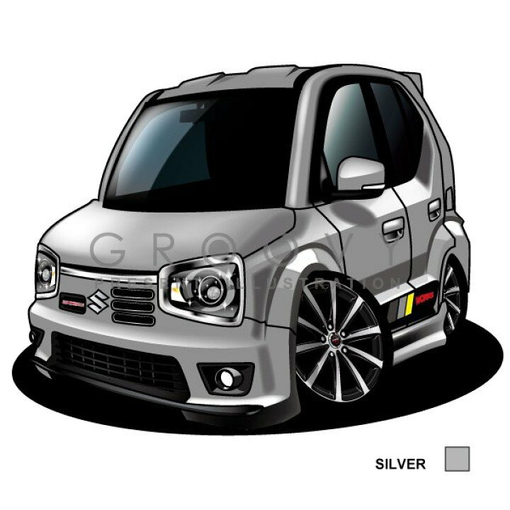楽天市場】車好き プレゼント スズキ アルト ワークス HA36S 車 B1  ポスタースズキアルトワークス  HA36