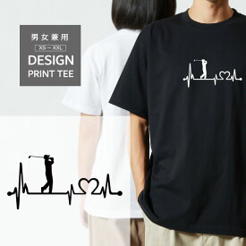Tシャツ 半袖 男子 プロ ゴルフ 全英 全米 スポーツ 部活 ハート メンズ レディース カジュアル 大きい サイズ ゆったり おもしろい ブランド シンプル 白 黒 プリント ティーシャツ グッズ かわいい アウトドア