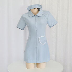【10日限定10％OFFクーポン】コスプレ ナース ナース服 ナースコスプレ 女医 医者 看護婦 衣装 半袖 コス ハロウィン仮装 コスチューム レディース 可愛い 清楚系 清楚 セクシー キュート ミニ丈 大人 色気 ゆめかわ ハート 大きいサイズ 色っぽい パーティー 文化祭 舞台