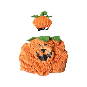 【25日限定10%OFFクーポン】ハロウィン ペット用 ペット服 かぼちゃ コスプレ 2点セット 仮装 カボチャ 可愛い マント ケープ 猫 犬 猫服 コスチューム 衣装 犬服 猫服 おもしろ 小型犬 超小型