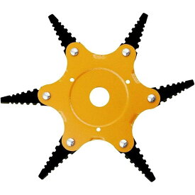 雑草ブラシヘッド 芝刈り機ヘッド 鋼線材 新型 草刈機用チップソー 雑草クリーニングツール 6歯ブラシカッター 除草ホイール 剛腕カップ