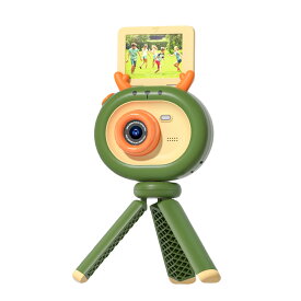 【マラソン中10倍P】 【5/9まで50％OFF】キッズカメラ 子供用 おもちゃ ベビー カメラ トイカメラ 写真 動画撮影 手持ち 三脚 取り外し可能 HD 32GB microSDカード付属 男の子 女の子 知育玩具 誕生日 プレゼント